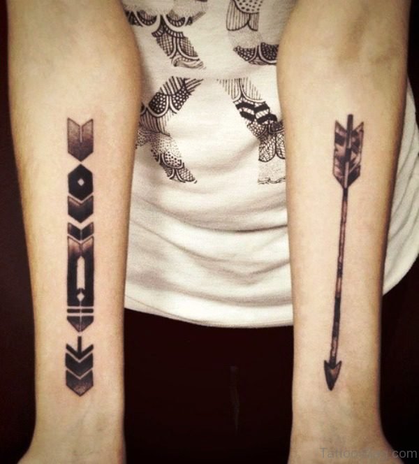 Adorable Arrow Tattoos On Arm 
