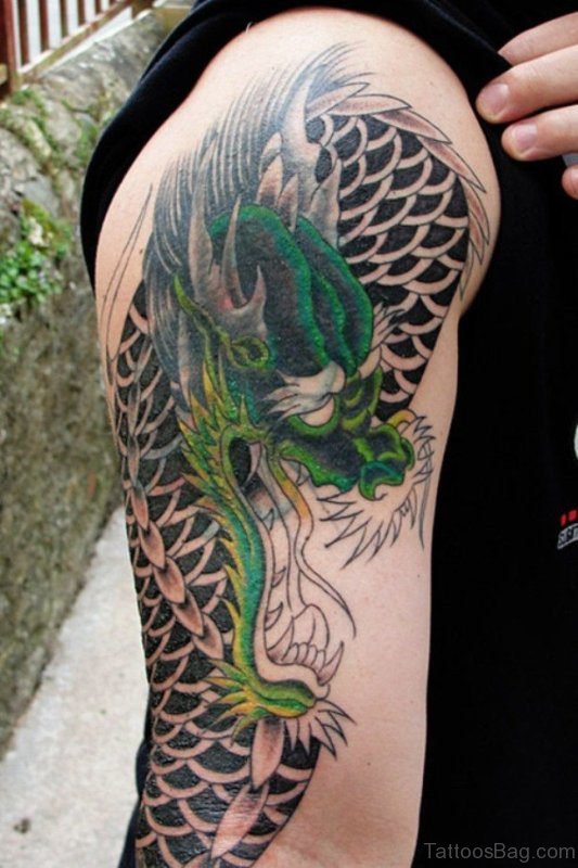 35 Spectacular Half Sleeves Shoulder Tattoos