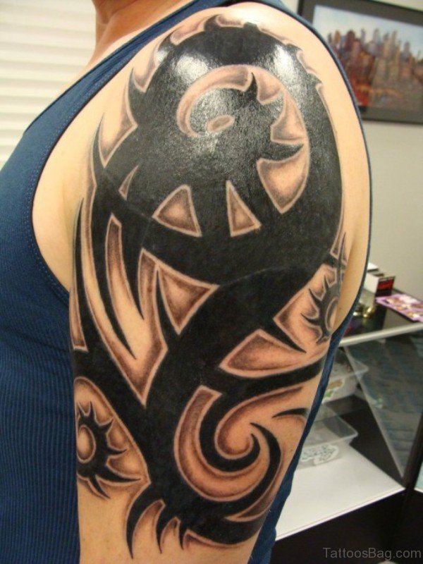 Tribal Tattoos Designs for Shoulder