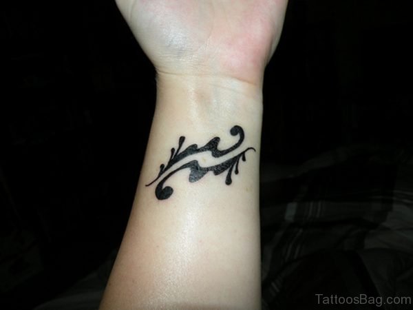 Amazing Aquarius Wrist Tattoo