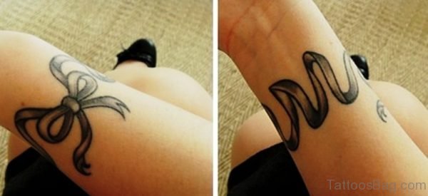 Amazing Bow Tattoo Design