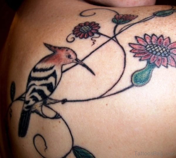 Amazing Colorful Bird Tattoo Design