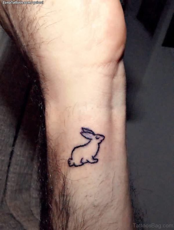 Amazing Rabbit Tattoo On Wrist