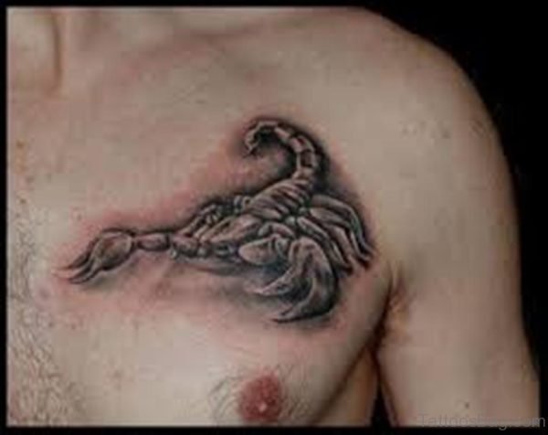 Amazing Scorpion Tattoo
