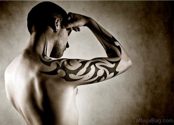 Amazing Tribal Black Tattoo