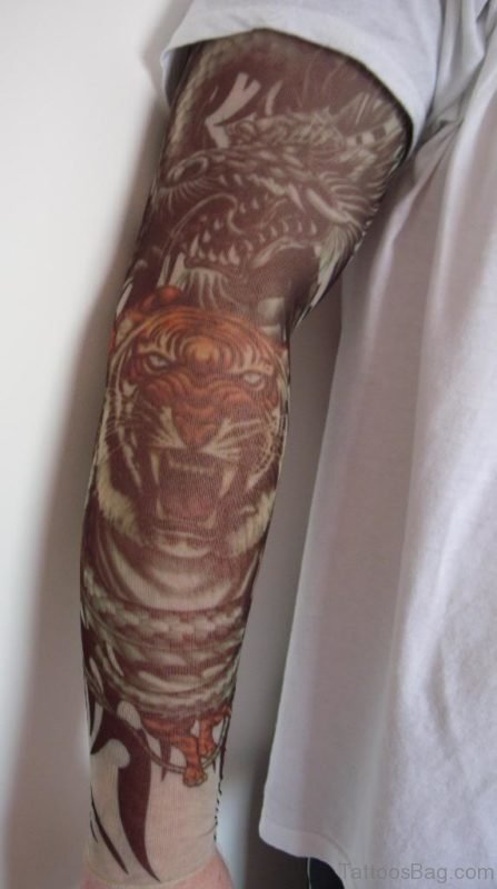 Angry Tiger Tattoo 