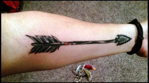 Antic Amazing Native Arrow Tattoo