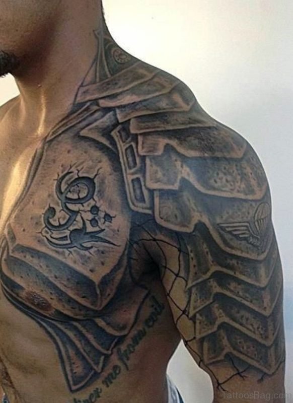 Stylish Armor Tattoo