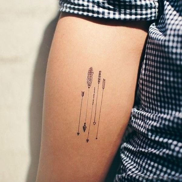 Arrows Tattoo On Arm 