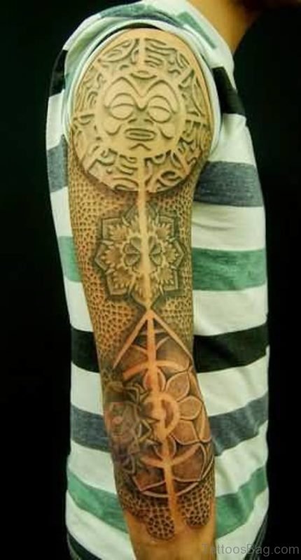 Atez Full Sleeve Tattoo