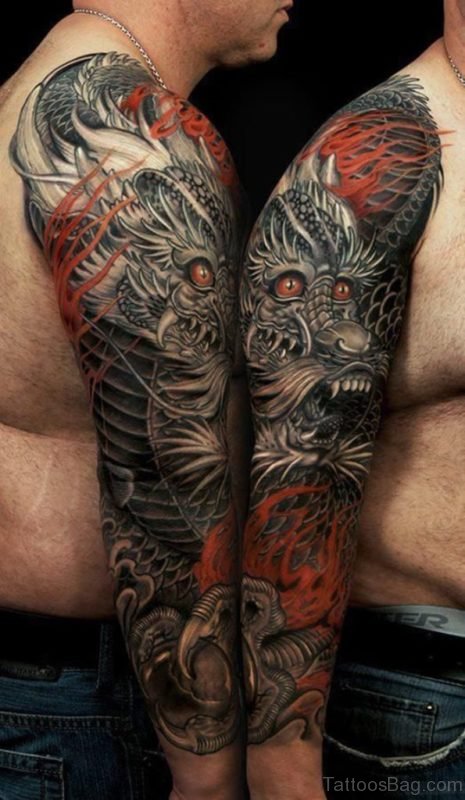 Attarctive Dargon Tattoo