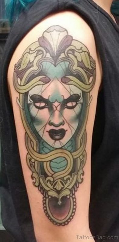 Attractive Medusa Tattoo Design