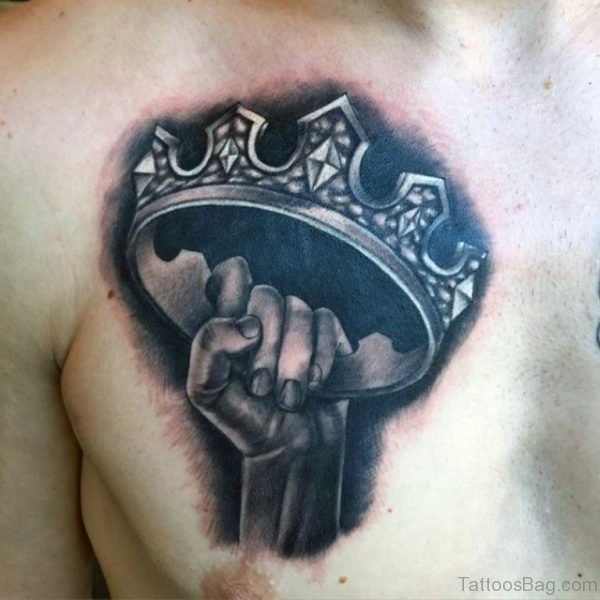 Attractive Crown Tattoo