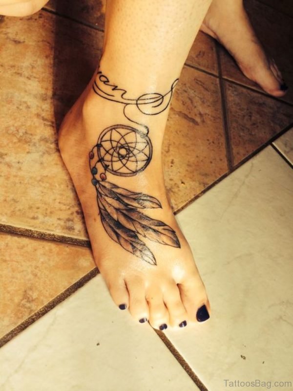 Attractive Dreamcatcher Tattoo 