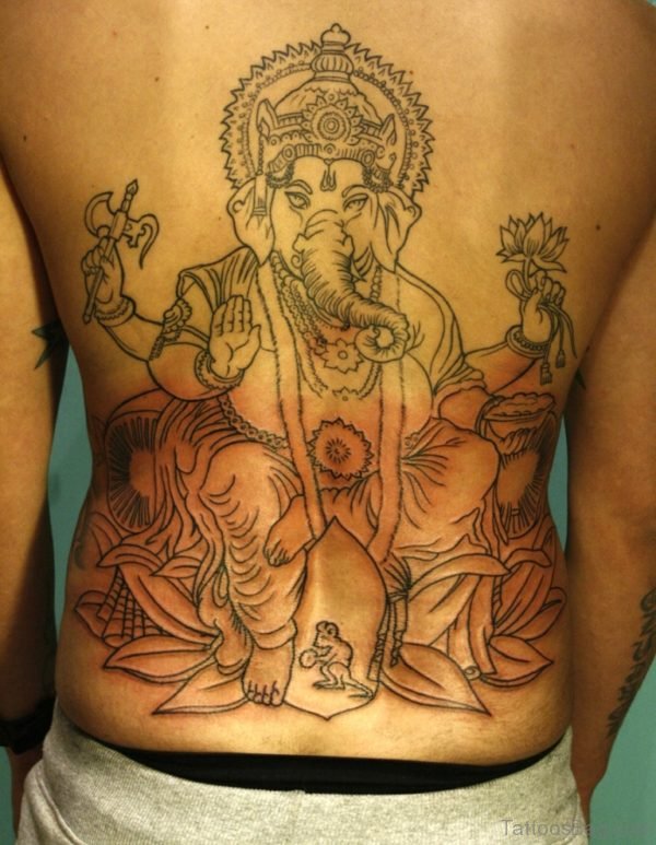 Attractive Ganesha Tattoo Design