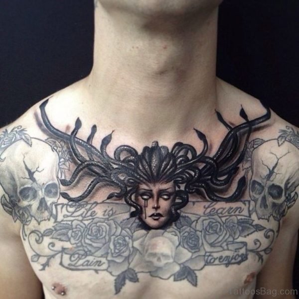 Attractive Medusa Tattoo