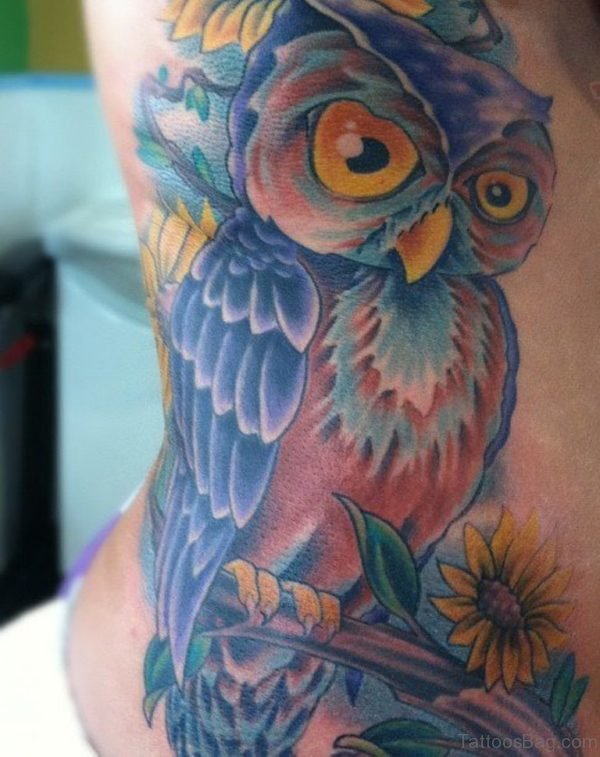 Attractive Owl Tattoo