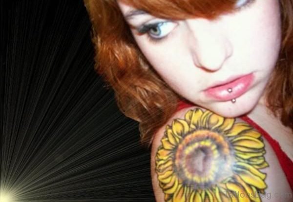 Attractive Sunflowers Tattoo