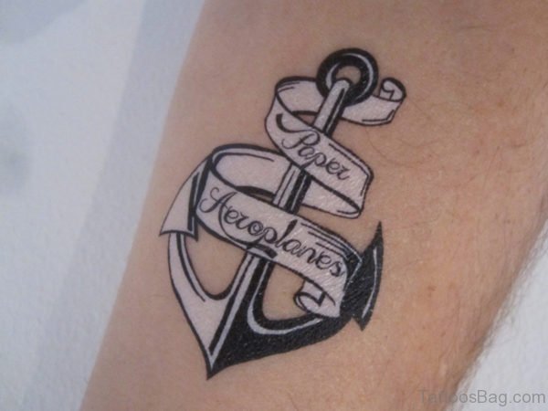 Avast Anchor Tattoo Design