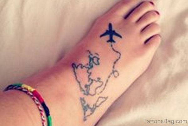 Awesoem Map Tattoo