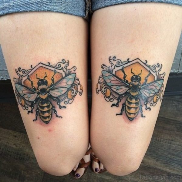 Awesome Bee Tattoo