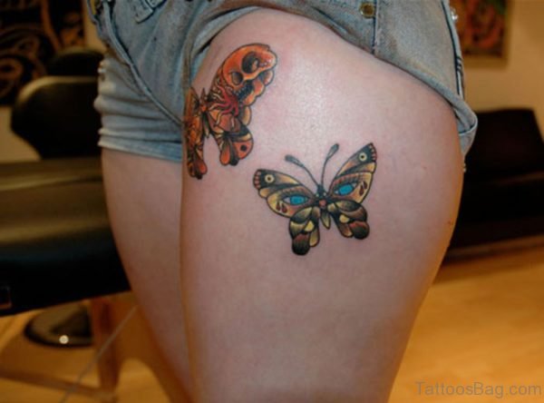 Awesome Butterfly Tattoo Design