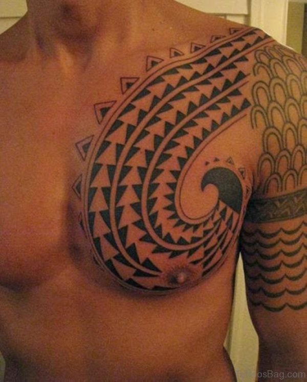 Awesome Celtic Tattoo On Chest