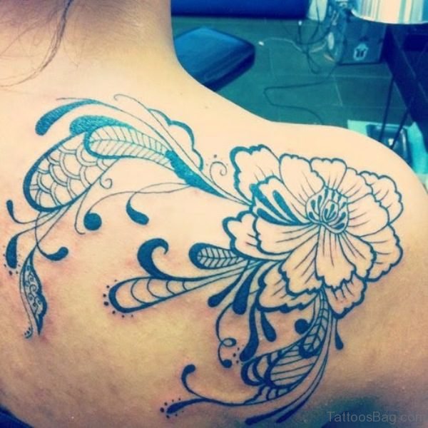 Awesome Designer Flower Tattoo