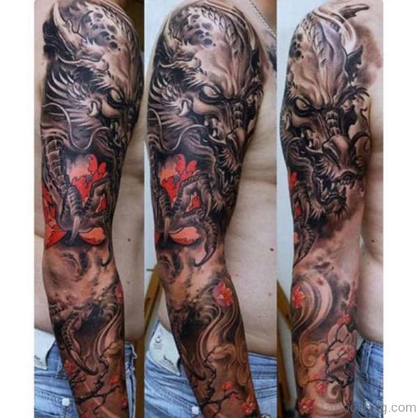 Awesome Dragon Tattoo 
