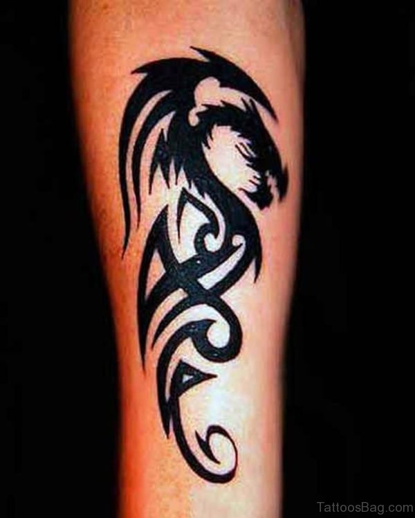 Awesome Dragon Tattoo On Arm