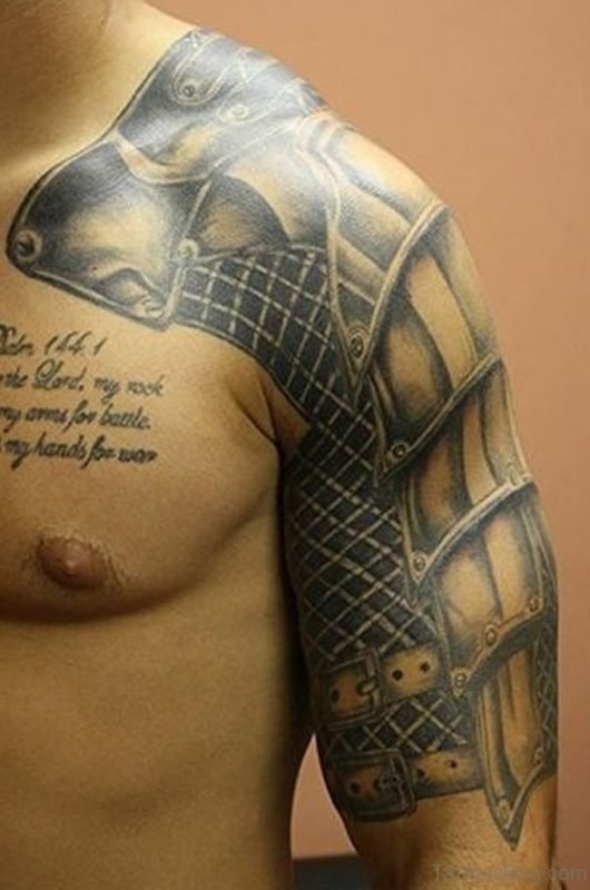 Attractive Armor Tattoo