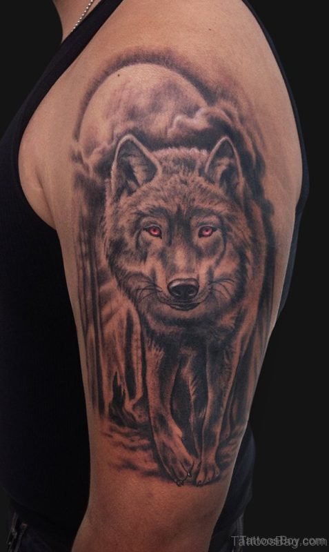 Awesome Wolf Tattoo 