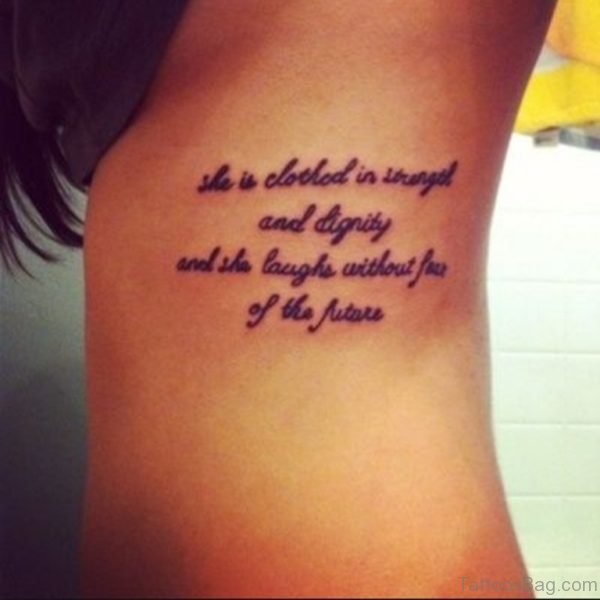 Awesome Word Tattoo Image
