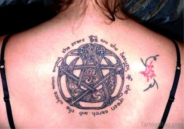 Awesome Wording And Celtic Tattoo