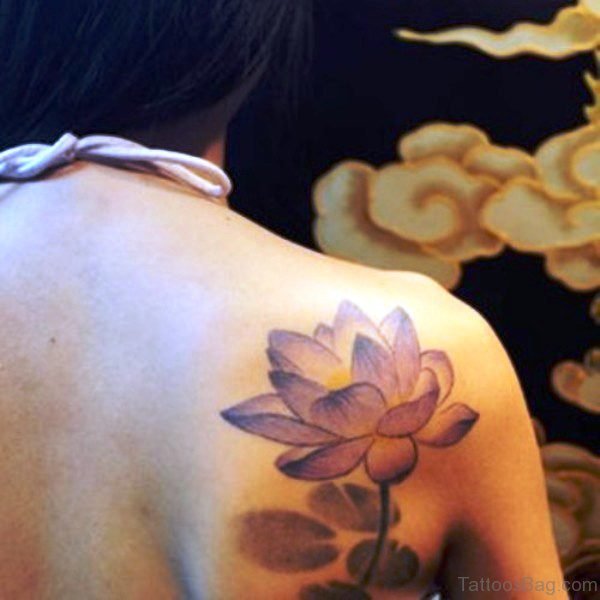 Back Lotus Tattoo 