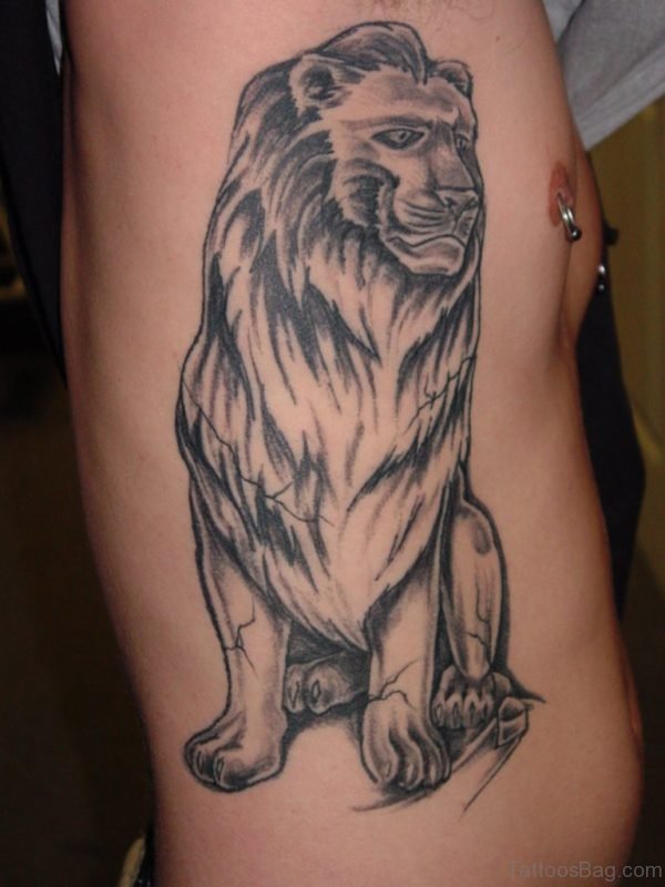 Balck Lion Tattoo