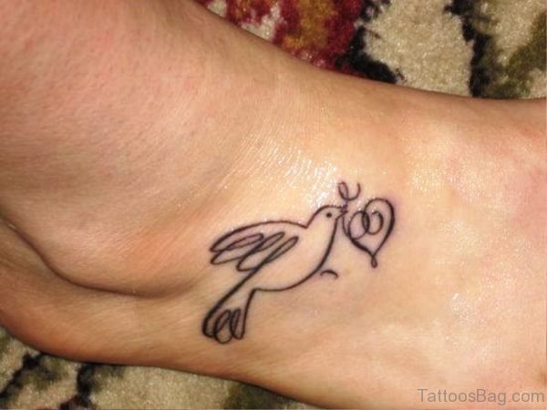 Beautiful Dove Tattoo Image