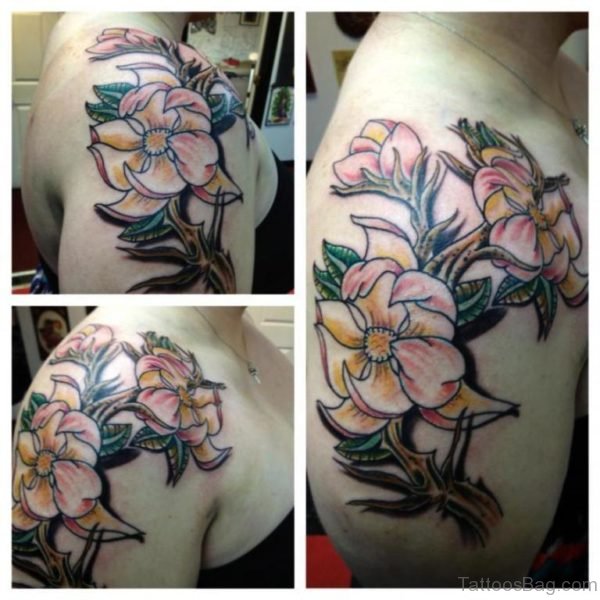 Beautiful Magnolia Tattoo 