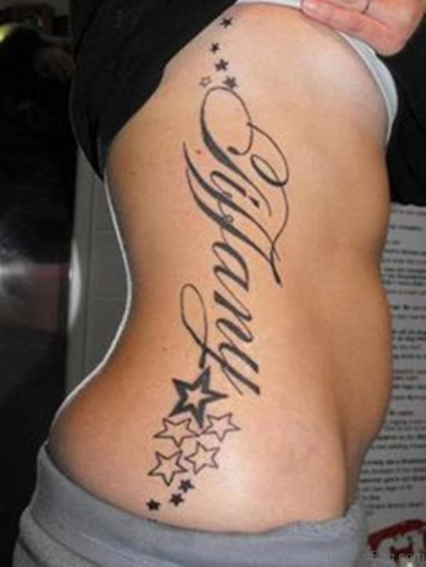 Beautiful Wording Tattoo