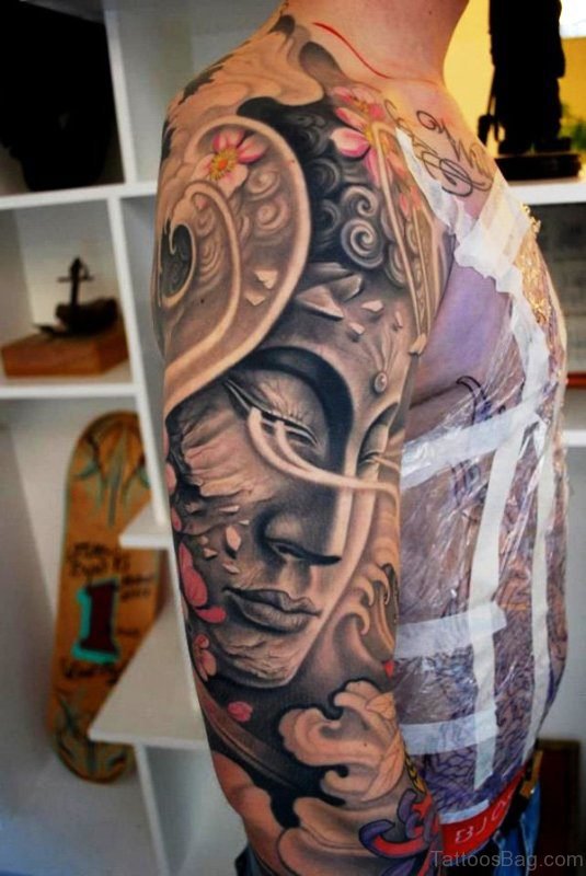 Best Buddha Tattoo Full Sleeve