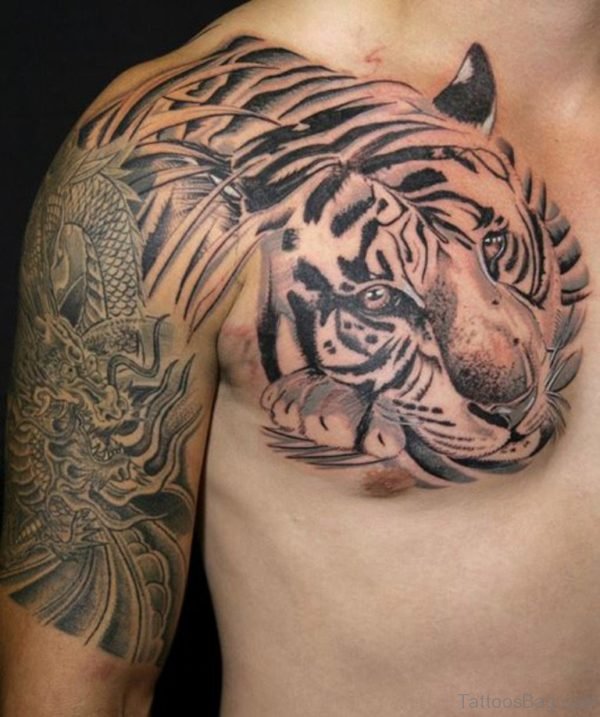 Best Lion Tattoo On Chest