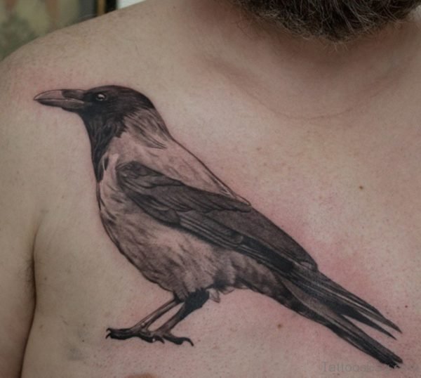 Black Crow Tattoo Design