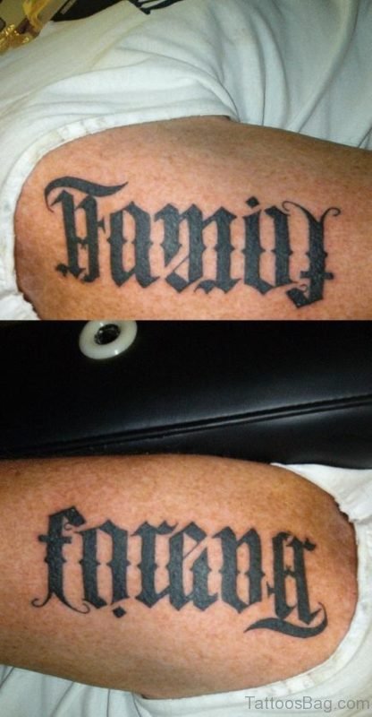 Black Family Tattoo