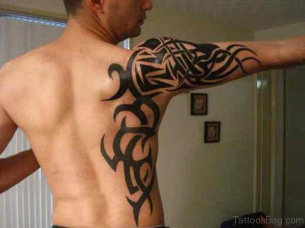 Black Ink Tribal Tattoo 