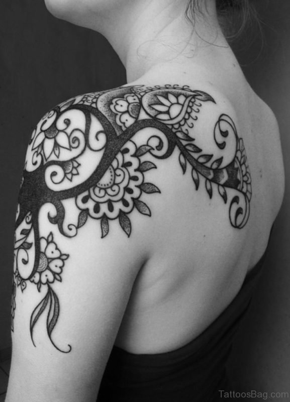 Black Mandala Tattoo 