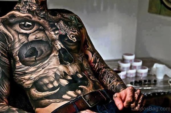 Black Skull Tattoo