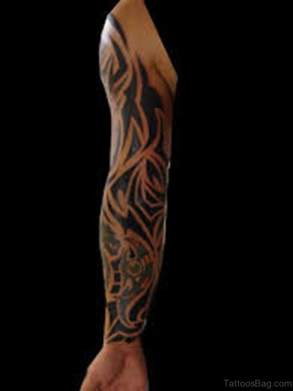 Black Tribal Tattoo 