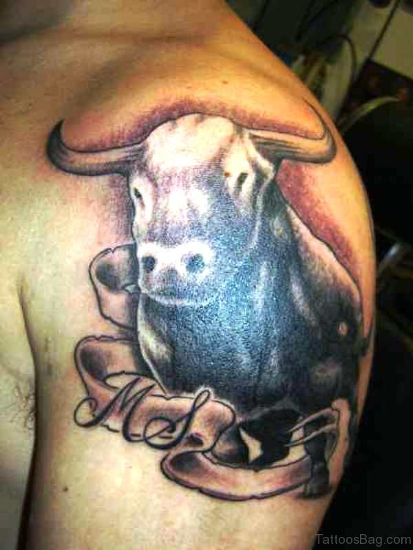 Brilliant Bull Tattoo Design 1