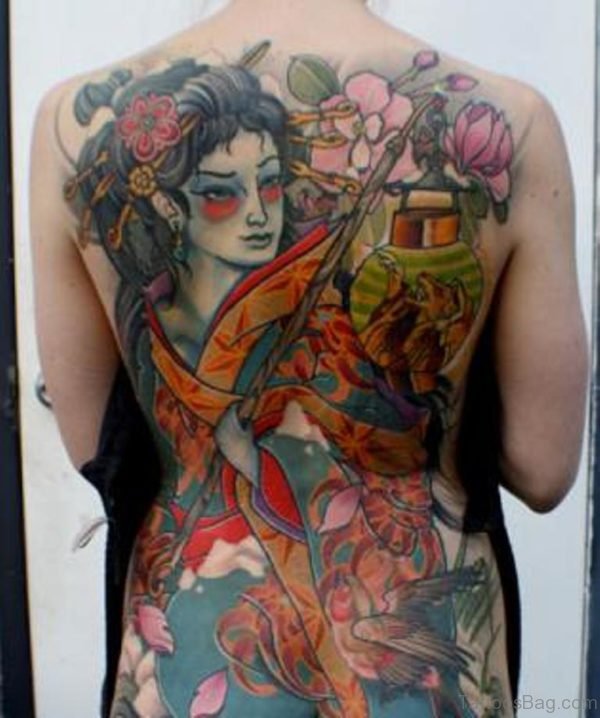 Brilliant Geisha Tattoo