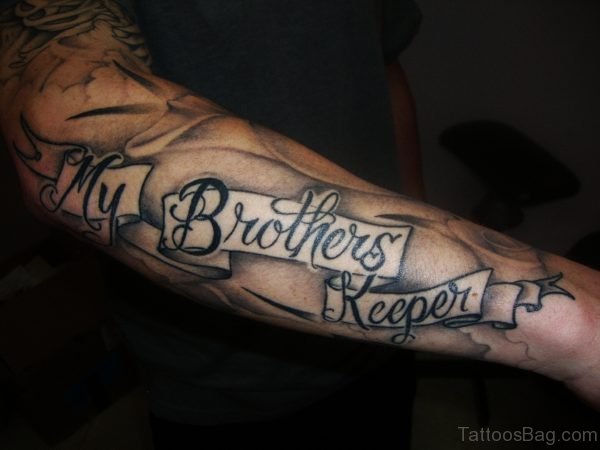 Brother Tattoo On Full Arm
